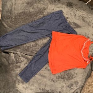 Girls Carter out for 3T for shirt and for pants 4T